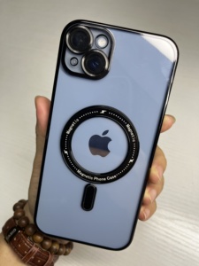 Ban đầu rõ ràng minh bạch chống sốc từ trường hợp điện thoại cho <span class=keywords><strong>Iphone</strong></span> 13 14 12 11 XR Pro làm bằng cao cấp silicon <span class=keywords><strong>Sticker</strong></span> - Product Image 4