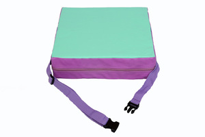 Bantal anak portabel, bantal kursi tinggi dapat diatur, tali kursi anak-anak, bantal tenun, bantalan kursi tebal - Product Image 3