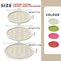 Meilleures ventes : Ensemble de dessous de plat et de protection de table en silicone, isolant thermique, anti-brûlure, antidérapant, pour la maison
