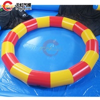 Piscine gonflable ronde géante commerciale de PVC pour la récréation extérieure de parc d'attractions pour des adultes et des enfants