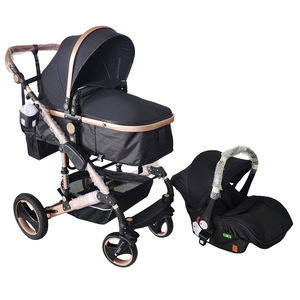 Cochecito plegable ligero de lujo 3 en 1, cochecito para recién nacido, <span class=keywords><strong>silla</strong></span> de empuje, cochecito de viaje multifunción para bebé, Kinderwagen - Product Image 1