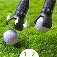 Outil de récupération de balle de golf à 3 broches pour poignée de putter de golf
