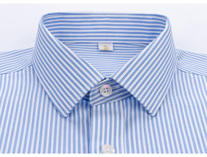 ハイエンドChemise Homme長袖100% コットンメンズシャツアンチリンクルDPアイロンビジネスプロフェッショナルODM - Product Image 3