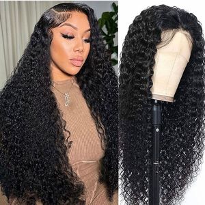 Natural Human Hair <b>Wigs</b> - Full Lace <b>Deep</b> <b>Wave</b> Unprocessed Virgin <b>Wig</b> For Black Women Curly Full Lace Frontal Human Hair <b>Wig</b> - Product Image 3
