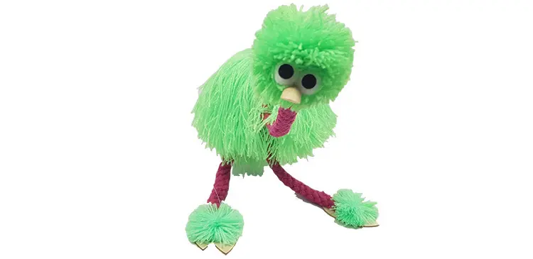 5 couleurs décompression jouet mignon autruche marionnette main Animal marionnette jouet en peluche autruche fête faveur pour les enfants