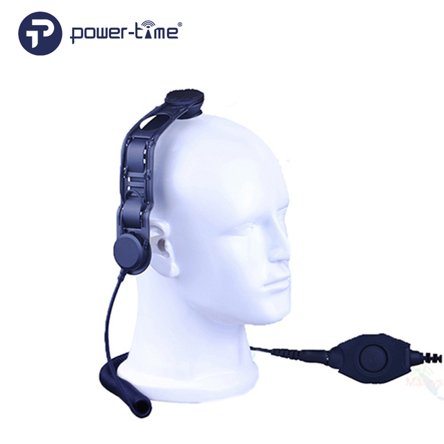 Single Bone Conduction Headphones for Helmet Use Waterproof IP67 with PTT Firefighter Application