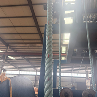 Cuerda de amarre trenzada de 8 cabos de PP/poliéster, cuerda marina de alta tenacidad de 80 mm para barcos, 100 m/200 m o longitud personalizada