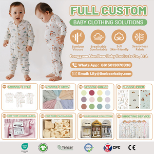 Pijama <span class=keywords><strong>de</strong></span> Bebé con Cierre <span class=keywords><strong>de</strong></span> Cremallera, Fibra <span class=keywords><strong>de</strong></span> Bambú, Suave, Hipoalergénico, No se Desprende Fácilmente, para Recién Nacidos - Product Image 5