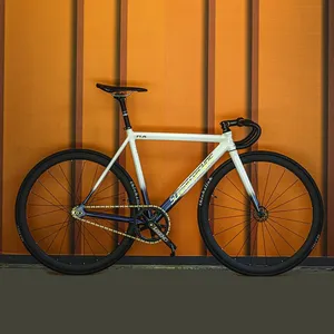 دواسة الدراجة fixie Suppliers-أعلى بيع سباق واحدة سرعة الدراجة الألومنيوم الإطار وشوكة المسار دراجة Fixie