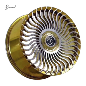 Jantes en alliage forgé Pengzhen personnalisées en or chromé 17/19/20 pouces 5x120 multi-rayons pour <span class=keywords><strong>BMW</strong></span> F30 neuves avec ET 40 mm et <span class=keywords><strong>centre</strong></span> de 25 mm - Product Image 2