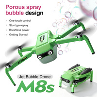 WGNRC M8S Mini Quadricoptère RC Jouet, Avion RC Brushless, Longue Autonomie de Vol, Quadricoptère RC Cascadeur avec Effet Bulle