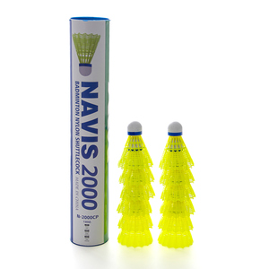 DECOQ Nylon Volant <span class=keywords><strong>Badminton</strong></span> Sports Couche Naturelle Liège Haute Qualité Nylon Volant - Product Image 1