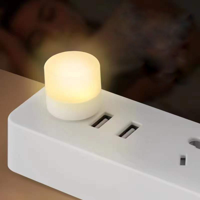 Лампа с разъемом USB для компьютера, маленький светильник для чтения со светодиодной подсветкой, маленький круглый ночной Светильник для чтения, с зарядкой от USB
