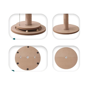 Fabricante personalizado de lujo verde real gato árbol al por mayor de alta resistencia gato alto árbol Torre mejor vendedor raspador <span class=keywords><strong>para</strong></span> <span class=keywords><strong>gatos</strong></span> grandes - Product Image 4