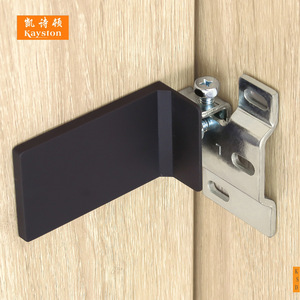 Kayston Cabinet <b>Bracket</b> Cold Rolled Steel Dark Gray Easy Installation For Kitchen Cupboard - Product Image 1