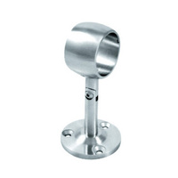 Support de main courante en acier inoxydable 304 316, finition brossée, accessoires de balustrade pour balcon en verre et rampe d'escalier