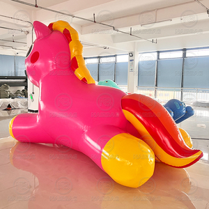 Grand matelas flottant publicitaire personnalisé en PVC, motif animaux de dessin animé (<span class=keywords><strong>Dragon</strong></span>, Licorne), pour parcs aquatiques - Product Image 3
