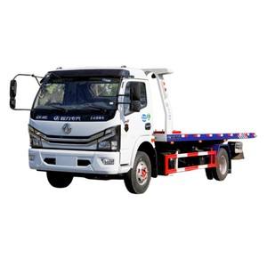Camion de dépannage à plateau plat Dongfeng 4x2 5 tonnes 6 tonnes, camion de récupération routière 5t avec élévateur sous châssis - Product Image 1