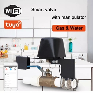 Válvula de Agua Inteligente Tuya con Wifi, Interruptor de Control Remoto para Cierre de Agua/<span class=keywords><strong>Gas</strong></span>, Compatible con Alexa <span class=keywords><strong>y</strong></span> Google Home - Product Image 2