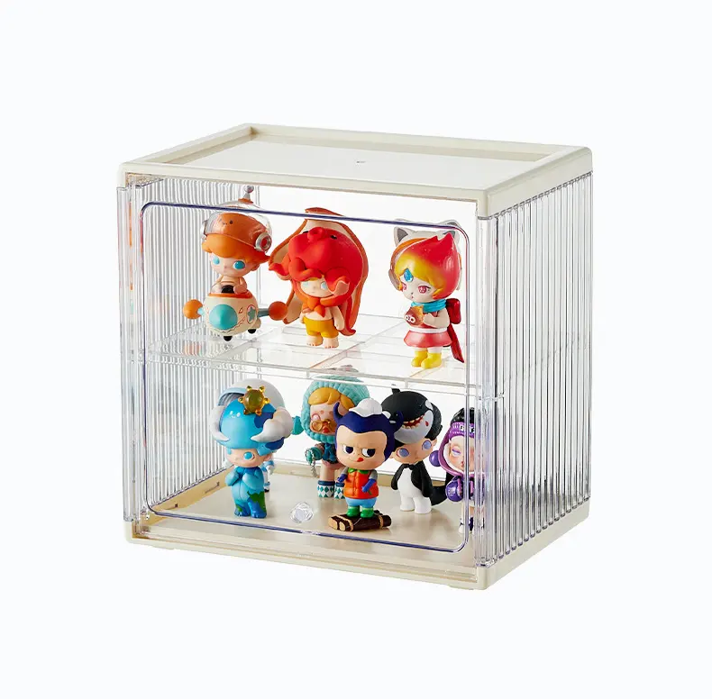 New Arrival Clear Home Bin Plastic PET ABS Toy Doll Anime Figure Display Storage Container Shelve Box