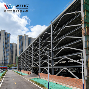 Torre de Estacionamiento de Acero Reforzada Contra el Viento, Edificio de Estacionamiento Resistente a Cargas Laterales con Sistema de Refuerzo, Apto para Zonas de Viento Intenso - Product Image 1