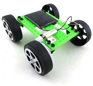 1 Juego Mini juguete alimentado por energía Solar DIY Kit de coche para los niños Gadget Hobby divertido de los niños juguetes para los niños las niñas kit de robot coche robot - Product Image 1