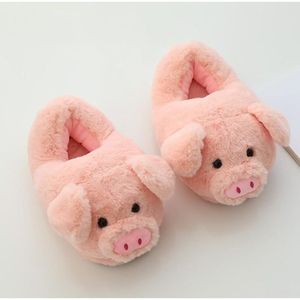 Usine directe OEM Offre Spéciale conception mignonne animaux <span class=keywords><strong>en</strong></span> peluche pantoufles différentes couleurs hiver chaud maison chaussures pour enfants adultes - Product Image 2