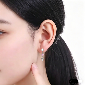 Boucles d'oreilles clous coniques pointus <span class=keywords><strong>en</strong></span> alliage de titane F136 incrustées de zircon, bijoux de <span class=keywords><strong>piercing</strong></span> brillants pour lèvres et labret, unisexe - Product Image 3