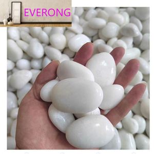<span class=keywords><strong>Pierre</strong></span> de galet polie blanche naturelle pour l'aménagement paysager des jardins et des parcs, galet de rivière, <span class=keywords><strong>pierre</strong></span> décorative - Product Image 1