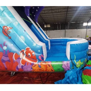Toboggan gonflable géant d'extérieur pour enfants Château gonflable commercial avec toboggan Maison de saut Videur gonflable pour fête - Product Image 5