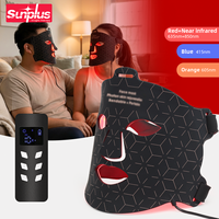 Masque LED de luminothérapie rouge en silicone à prix réduit avec technologie à ondes pulsées pour la beauté du visage, usage domestique, certifié CE, fabriqué en Chine