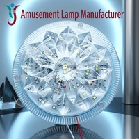 150mm DC12V IP65 LED-Windmühlenlicht für Freizeitpark-Anwendungen aus PC-Material