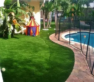 防水芝は本物の草を模倣屋内スイミングプールカーペット防水芝生草