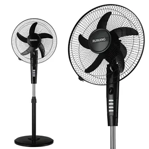 Factory manufacturing electric fan cheap price low air cooling floor whisper-quiet strong wind household 220V 16inch stand fan