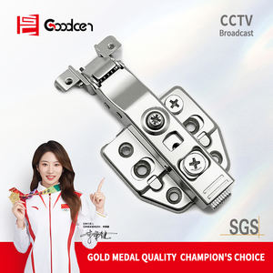 مفصلات إطار من الألومنيوم ذو اتجاهين من Goodcen سهلة التركيب لا تتطلب أي مثقاب ثلاثي الأبعاد مفصلات خزانة قريبة ناعمة - Product Image 6