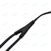Cordon d'alimentation CA IEC320 2 broches JIS mâle vers prise femelle EU 4,0 mm C7+2 trous, 0,5 m, répartiteur en Y, certifié CE, pour usage domestique