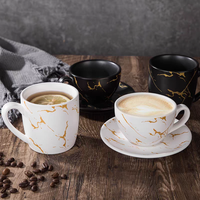 Fournitures hôtelières, services de café, services à thé, design japonais, moderne, INS, restaurant italien, tasse à expresso en porcelaine 80 ml, soucoupe, passe au lave-vaisselle