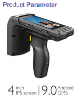 4G Android 9.0 Industrie Terminal Robuste PDA Smartphone Barcode Scanner Écran Tactile 3G De Poche Dispositif De Collecte De Données Panneau PC