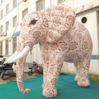 Nuevo diseño personalizado gigante volar Animal publicidad personalizada elefante inflable MODELO DE Animal inflable grande