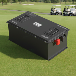 カスタマイズされた72V 100Ah JREPOWER LiFePO4ゴルフカートバッテリーパック（ツーリングカート、クラブカート用）6年保証付き - Product Image 1