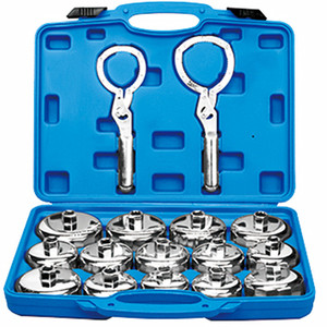 Juego de 27 Llaves Universales de Acero para Filtro de Aceite de Auto, Tipo Tapa, Juego de Llaves para Filtros de Coche, Herramientas de Reparación de Vehículos - Product Image 1