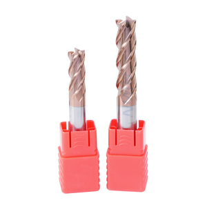 Vendedores chinos HRC55 4 flautas Titanio Mejor carburo sólido CNC Endmill KG Precio Metal duro <span class=keywords><strong>Fresa</strong></span> superior - Product Image 1