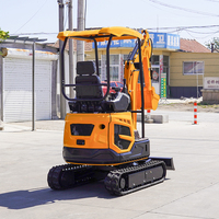 Livraison Gratuite pour Mini-Excavatrice sur Chenilles de 1 à 7 Tonnes avec Pompe PLC, Garantie 1 An, Utilisation Agricole, Haute Efficacité