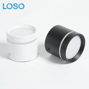 Loso thương mại nhà khách sạn cửa hàng nhôm đen trắng 5W 10W 15W bề mặt gắn trần <span class=keywords><strong>Led</strong></span> <span class=keywords><strong>Downlight</strong></span> - Product Image 1