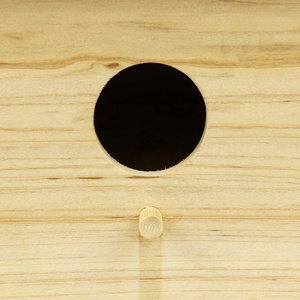 Fabrika toptan özel asılı modern kuş evi bahçe dekorasyon DIY küçük açık ahşap kuş evi - Product Image 3
