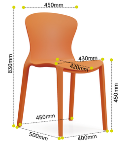 OEM Restaurant <b>Chairs</b> | Private Label Plastic <b>Chairs</b> for Restaurants - Product Image 6