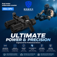 P1 XR Scooter Submarino de Doble Motor con Propulsión Acuática, Dos Baterías de 160 Wh, Carga Rápida de 100 W, Ruta de Buceo Extendida