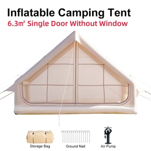 Carpa Inflable Ligera y Espaciosa para Acampar, 300x210x200cm, Impermeable, Resistente al Viento, para las Cuatro Estaciones, Una Habitación, Fácil de Instalar, con Bomba de Aire - Product Image 2