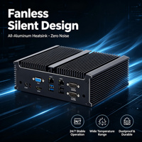 Mini PC Inyuda de Alto Rendimiento, Intel, Sin Ventilador, DDR4, SSD+HDD, 2COM, 2LAN, 6USB, VGA+HDMI, Computadora Industrial