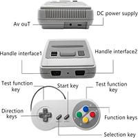 Console de jeux vidéo rétro miniature SFC621 4K, compatible avec SNES, console domestique avec jeux SFC620 intégrés, manette filaire, cadeau pour enfants